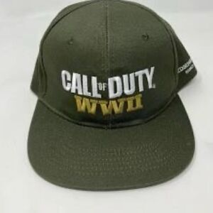 Call Of Duty WW2 Sledgehammer‎ COD Games Snapback Green Hat